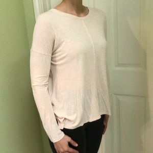 Vince light pink long sleeve top